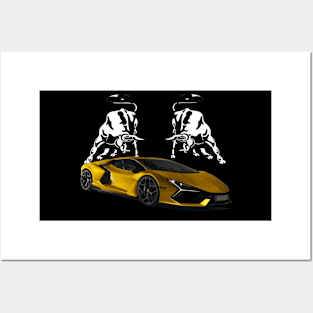 Lamborghini Revuelto Supercar Products Posters and Art